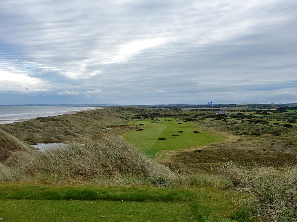 18th Hole at Trump International Golf Links Scotland (651 Yard Par 5)